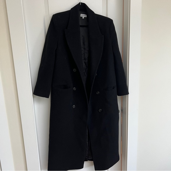 musier paris aquarius coat- black - Picture 1 of 12